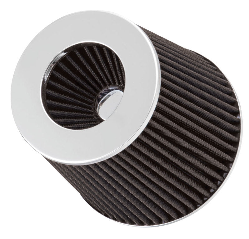 Spectre Adjustable Conical Air Filter 5-1/2in. Tall (Fits 3in. / 3-1/2in. / 4in. Tubes) - Black Air Filters - Universal Fit Spectre