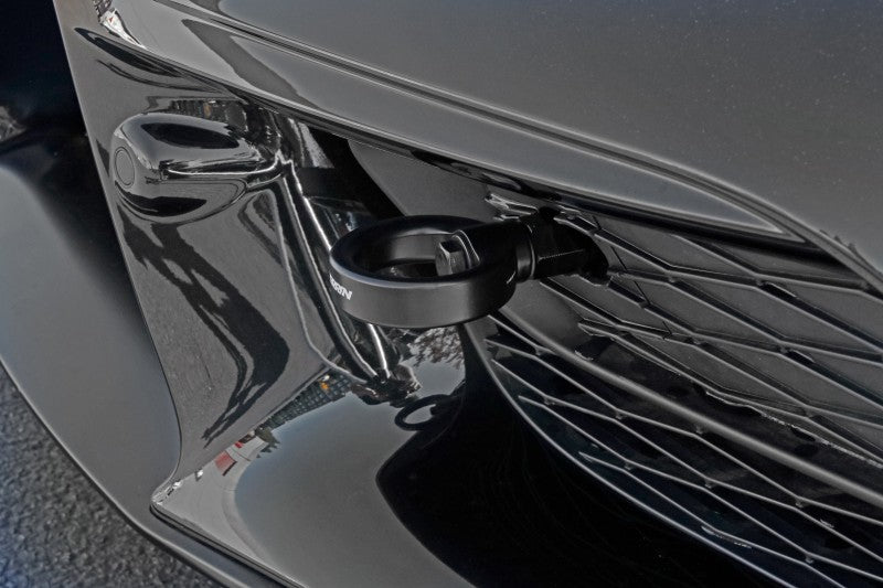 PERRIN 20-25 Toyota Supra Tow Hook Kit (Front) - Black Tow Hooks Perrin Performance
