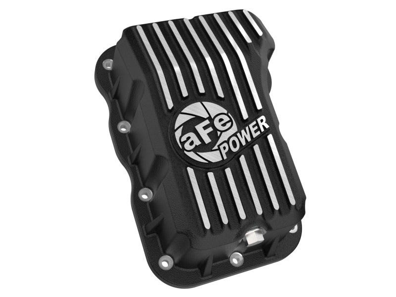 aFe POWER Transmission Pan Jeep Wrangler (JL) 18-25 L4-2.0L- Black Diff Covers aFe