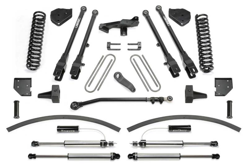 Fabtech 17-21 Ford F250/F350 4WD Diesel 8in 4Link Sys w/Coils & Dl Resi Shks Lift Kits Fabtech