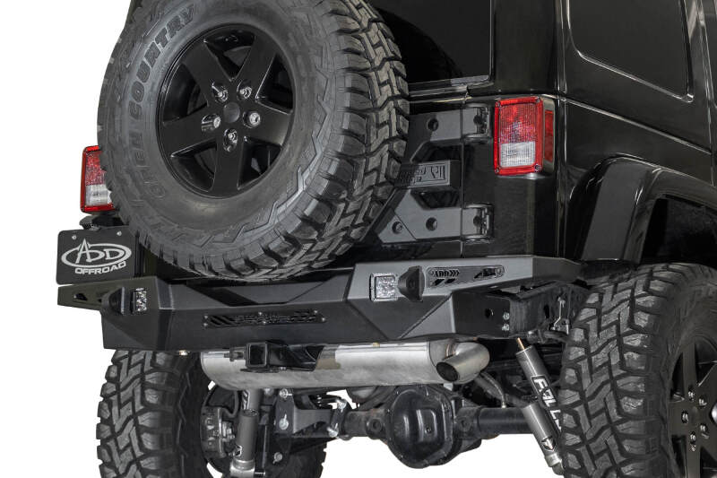 Addictive Desert Designs 17-18 Jeep JK Stealth Fighter HD Rear Bumper Bumpers - Steel Addictive Desert Designs
