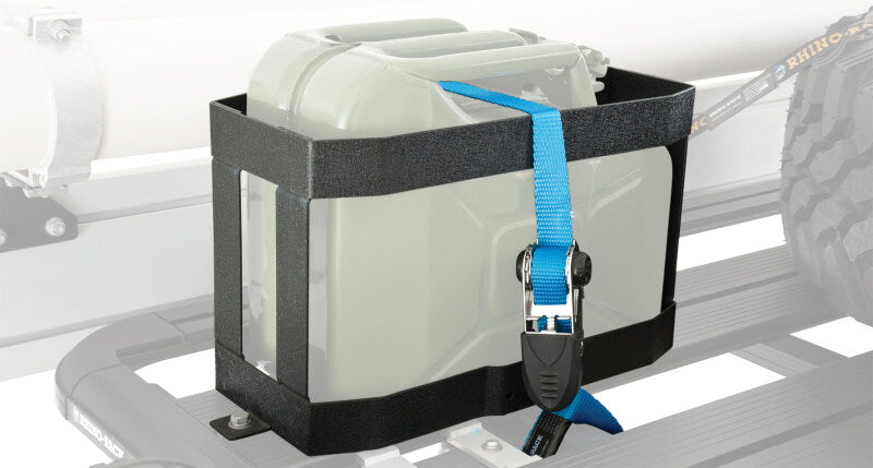 Rhino-Rack Vertical Jerry Can Holder (Pioneer/Alloy Tray) Cargo Organization Rhino-Rack