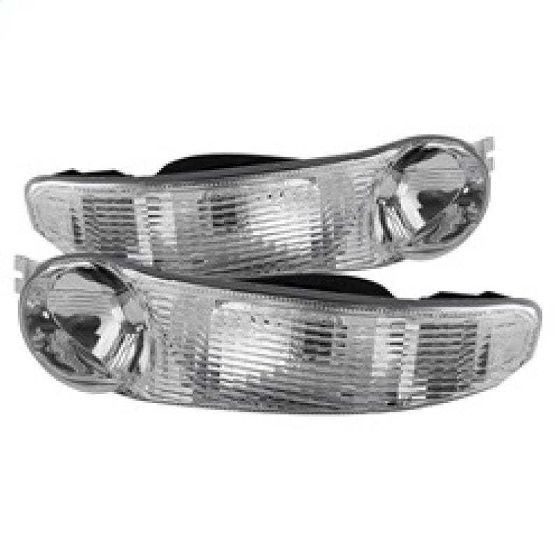 xTune GMC Sierra Denali 00-06 Bumper Lights Clear CBL-GD00-C Sidemarkers & Indicators SPYDER