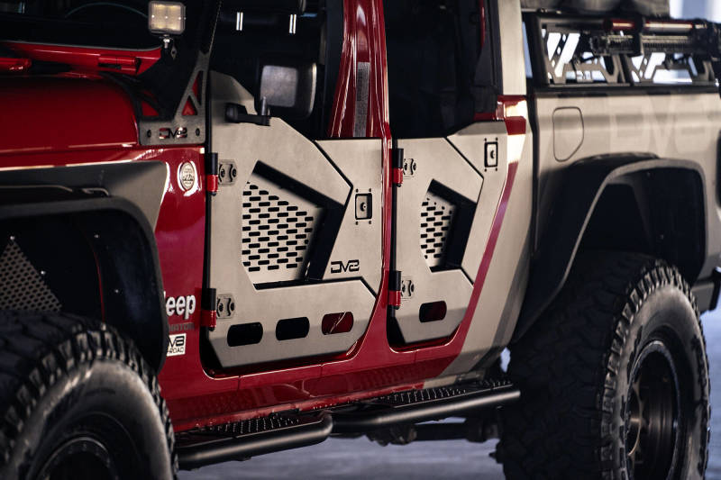 DV8 Offroad 18-22 Jeep Wrangler JL/JT Spec Series Half Doors - Front Set Doors DV8 Offroad