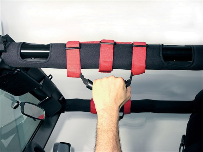 Rugged Ridge Ultimate Grab Handles Red 55-20 CJ/Jeep Wrangler /JT Dash & Interior Trim Rugged Ridge