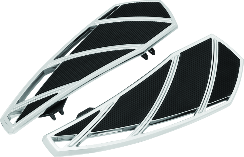 Kuryakyn Phantom Floorboards for Harley-Davidson Chrome Footpegs Kuryakyn