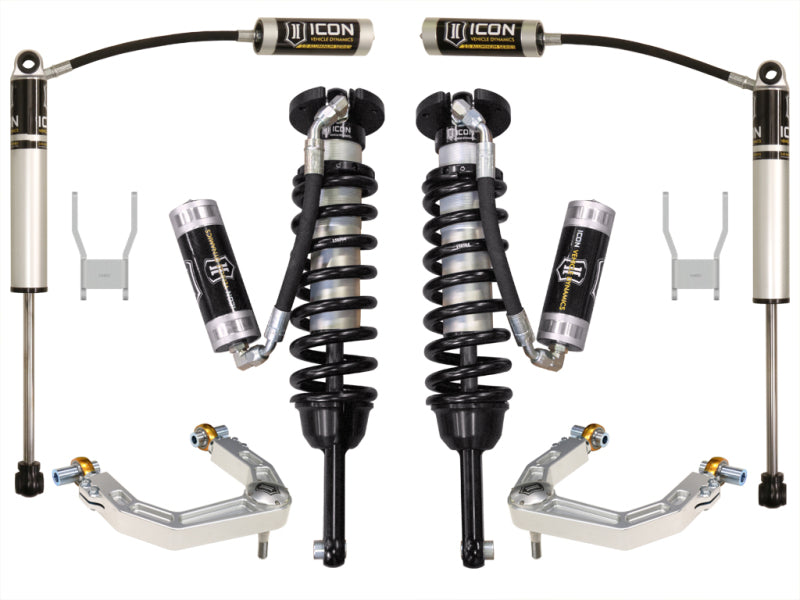 ICON 12-15 Toyota Hilux 0-3in Stage 4 Suspension System w/Billet Uca Coilovers ICON