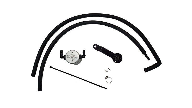 J&amp;L 20-25 Hyundai Palisade / Kia Telluride 3.8L Oil Separator 3.0 Passenger Side - Clear Anodize Oil Separators J&L