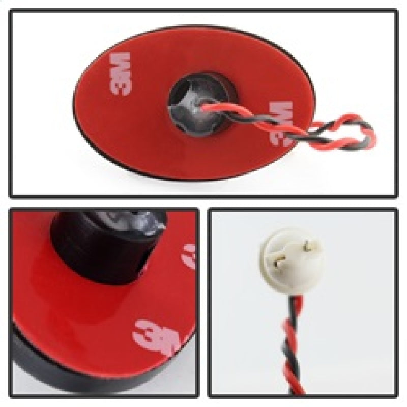 xTune Ford Superduty F250-F550 99-10 Dually Fender LED Side Fender Lights Clear ACC-LED-FDSD99-SL-C Sidemarkers & Indicators SPYDER