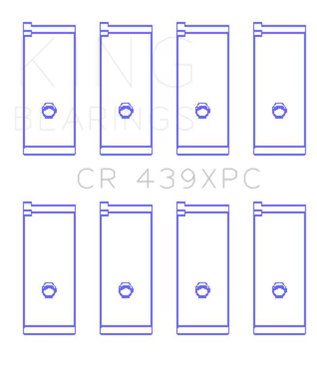 King Engine Bearings Honda B18A1/B18B1 pMaxKote Performance Rod Bearing Set - Size STDX Bearings King Engine Bearings