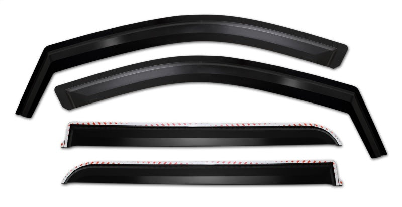 Putco 19-21 Chevy Silverado 1500 - Double Cab Element Matte Black Window Visors (Set of 4) Wind Deflectors Putco