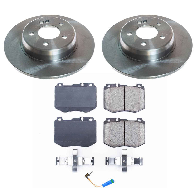 Power Stop 17-18 Mercedes-Benz C300 Rear Autospecialty Brake Kit Brake Kits - OE PowerStop