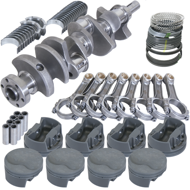 Eagle Ford 289/302 3.250in Crank 5.400in I-Beam Rods -6cc Flat Top 4.125in Pistons Rotating Assembly Rotating Assemblies Eagle