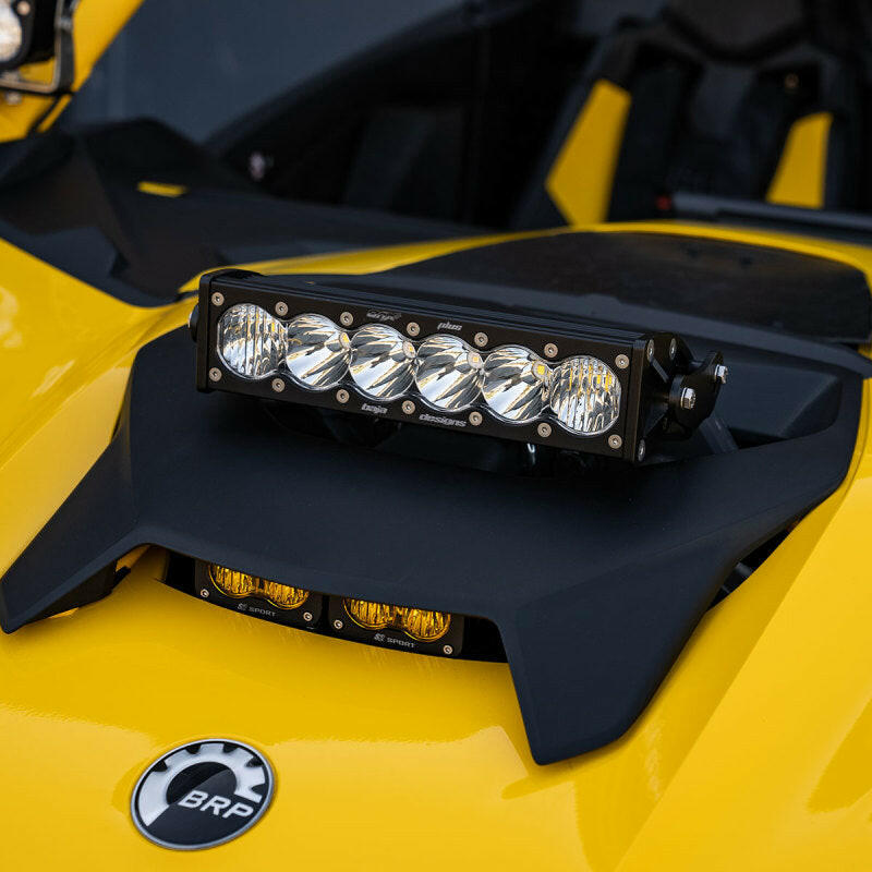 Baja Designs Can-Am Maverick R Clear 10in OnX6+ Shock Tower Kit Light Bars & Cubes Baja Designs