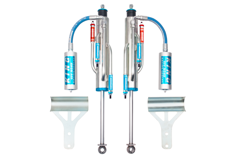 King Shocks 07-18 Jeep Wrangler JK Front 2.5 Dia Hose Remote Bypass Shock 3-5in Lift (Pair) Shocks and Struts King Shocks