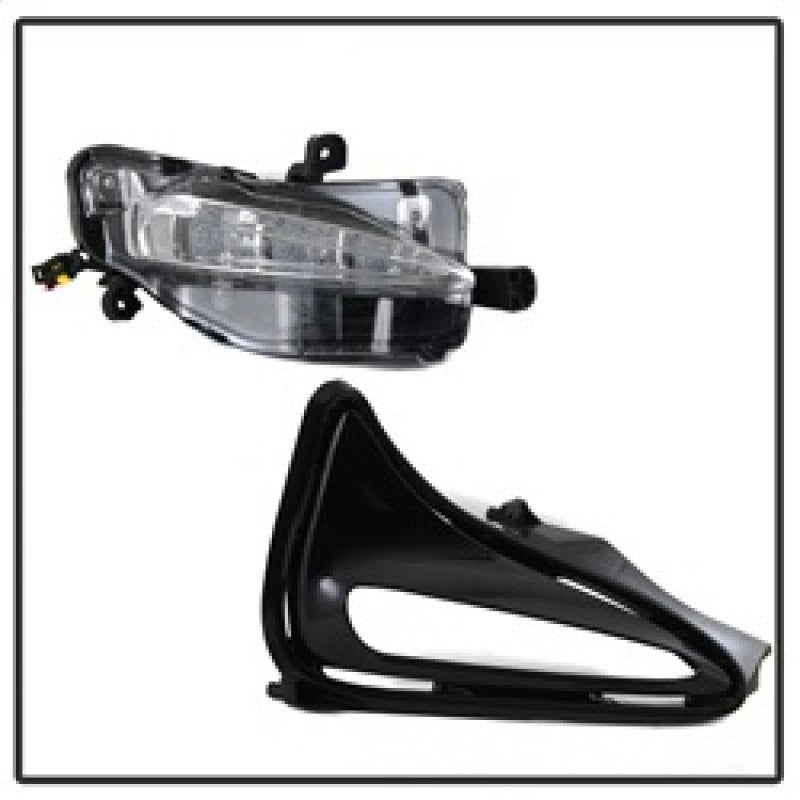 Spyder 2017+ Toyota Corolla OEM LED Fog Lights w/Switch - Clear (FL-TCO17-LED-C) Fog Lights SPYDER