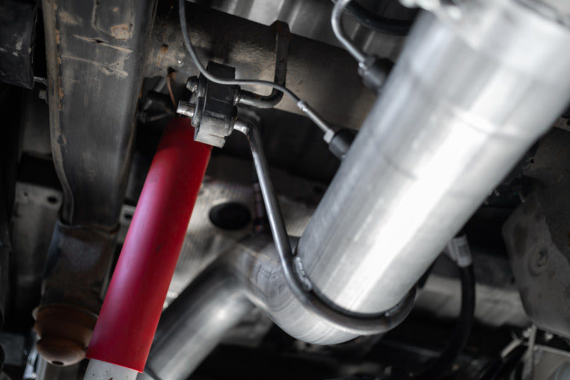 MBRP 2020+ GMC/Chevy 2500/3500 6.6L Duramax 4in Mand Bent Tubing AL-Ser Cat Back Single Side - Alum Catback MBRP