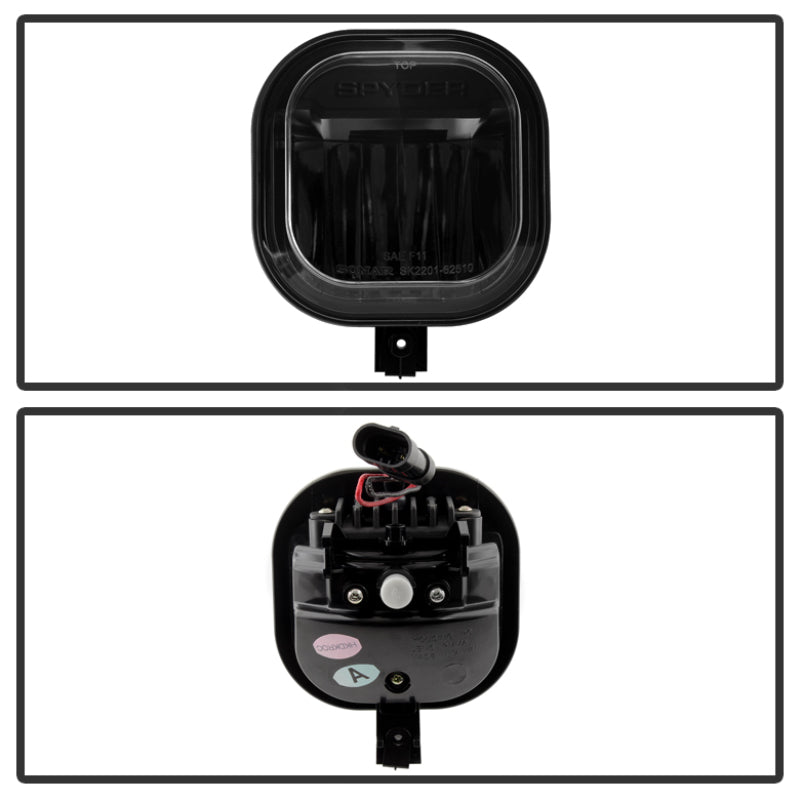 Spyder Ford Superduty 11-14 LED Fog Lights Black FL-YD-FS11-LED-BK Fog Lights SPYDER