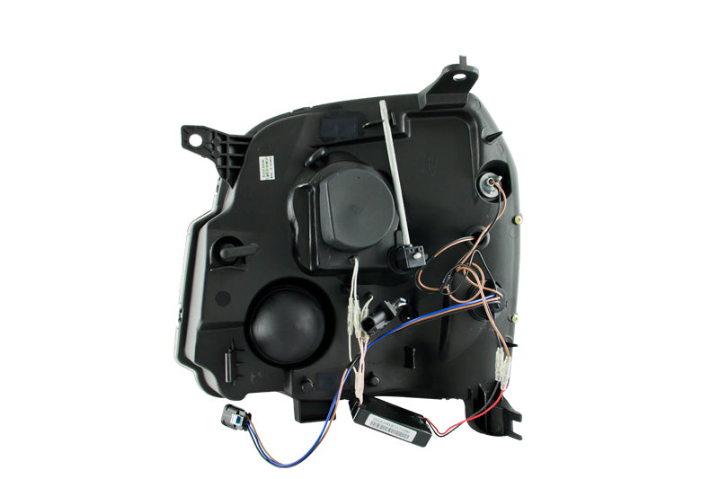 ANZO 2007-2014 GMC Yukon Projector Headlights w/ Halo Black (CCFL) Headlights ANZO