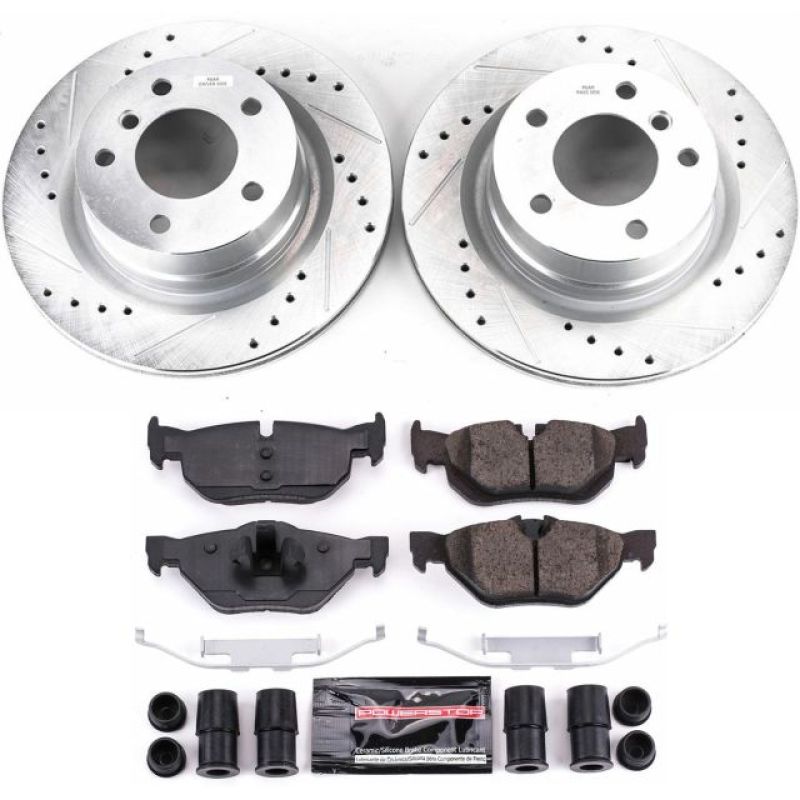 Power Stop 08-10 BMW 128i Rear Z23 Evolution Sport Brake Kit Brake Kits - Performance D&S PowerStop