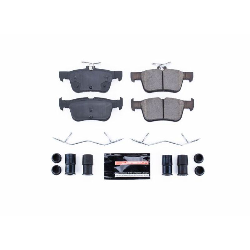 Power Stop 17-18 Ford Edge Rear Z23 Evolution Sport Brake Pads w/Hardware Brake Pads - Performance PowerStop