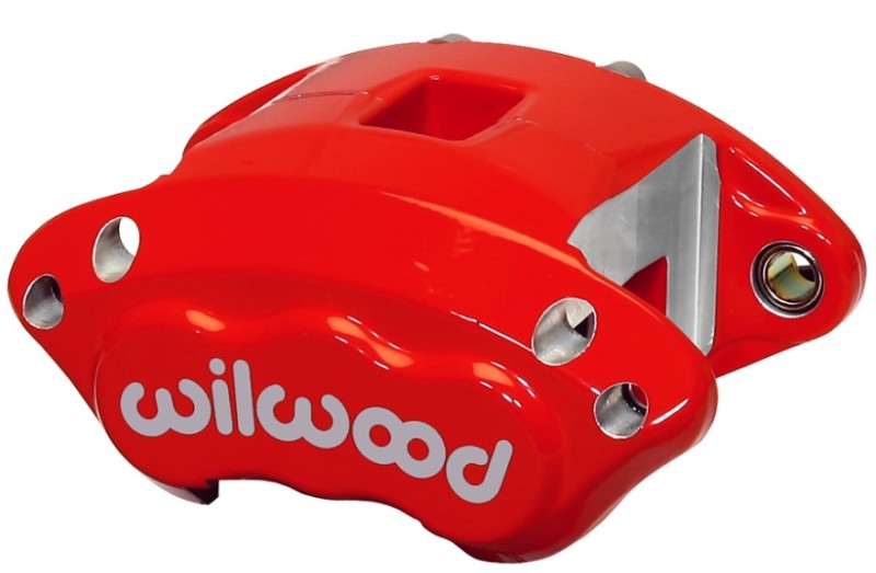 Wilwood Caliper-D154-Red 1.12/1.12in Pistons 0.81in Disc Brake Calipers - Perf Wilwood