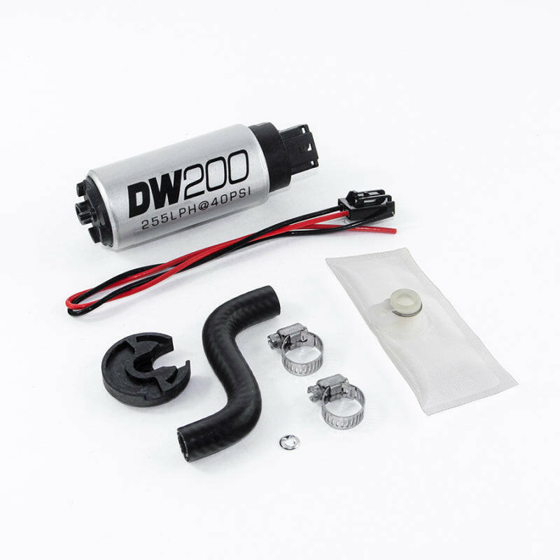 DeatschWerks 85-97 Ford Mustang 255 LPH DW200 In-Tank Fuel Pump w/ Install Kit Fuel Pumps DeatschWerks