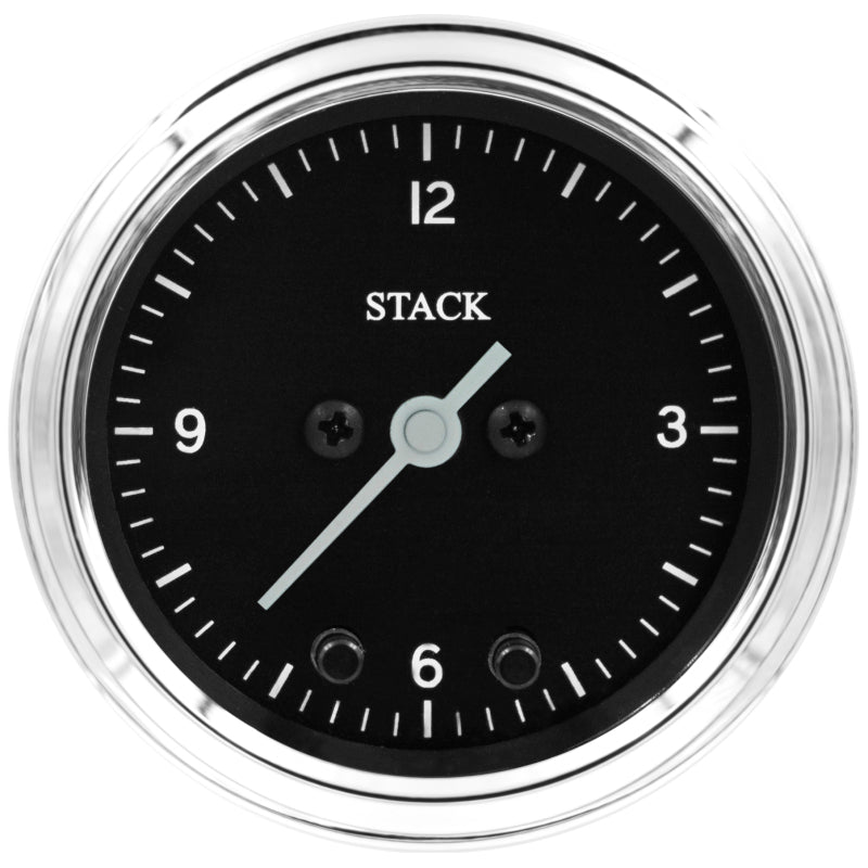 Autometer Stack Analog Clock Gauge - Classic Gauges AutoMeter