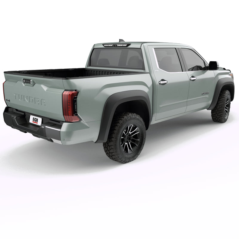 EGR 22-23 Toyota Tundra 4DR 66.7in Bed Rugged Look Fender Flares (Set of 4) - Smooth Matte Finish Fender Flares EGR