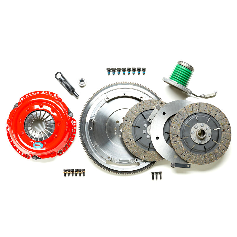 South Bend 11-16 Ford Mustang 5.0L Comp Dual Disc Kit w/ Flywheel Clutch Kits - Multi South Bend Clutch