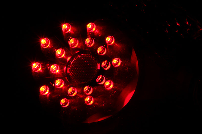 ANZO 2008-2013 Nissan Altima (2 Door ONLY) LED Taillights Black Tail Lights ANZO