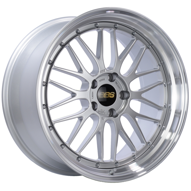 BBS LM 20x10 5x120 ET33 Diamond Silver Center Diamond Cut Lip Wheel -82mm PFS/Clip Required Wheels - Forged BBS