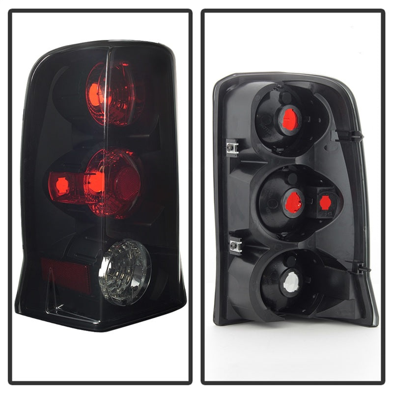 Spyder Cadillac Escalade 02-06 Euro Tail Lights Black Smoke ALT-YD-CE02-BSM Tail Lights SPYDER