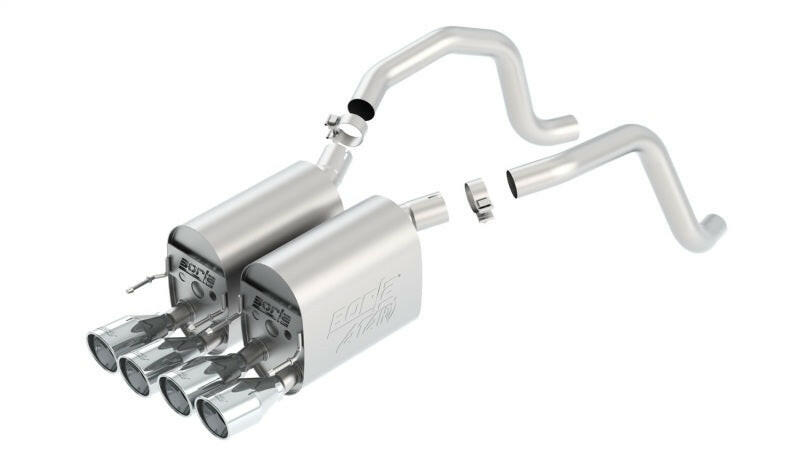 Borla 05-08 Chevrolet Corvette Coupe/Conv 6.0L/6.2L 8cyl Aggressive ATAK Exhaust (rear section only) Catback Borla