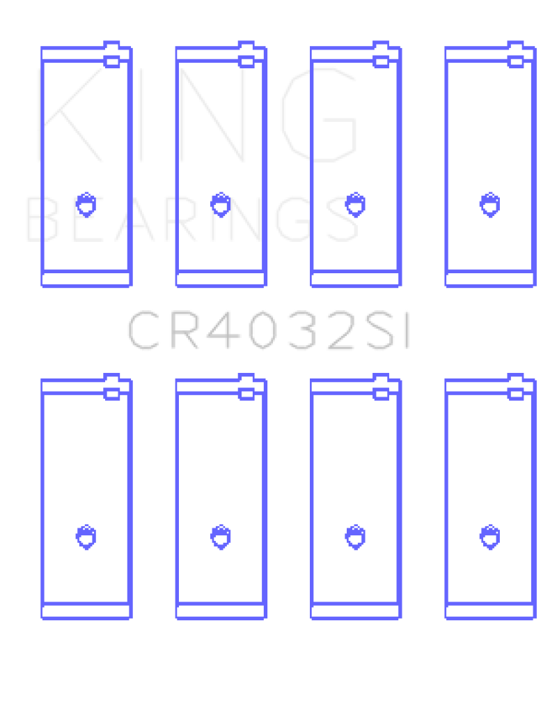 King Engine Bearings Toyota 4AGE Performance Rod Bearing Set Bearings King Engine Bearings
