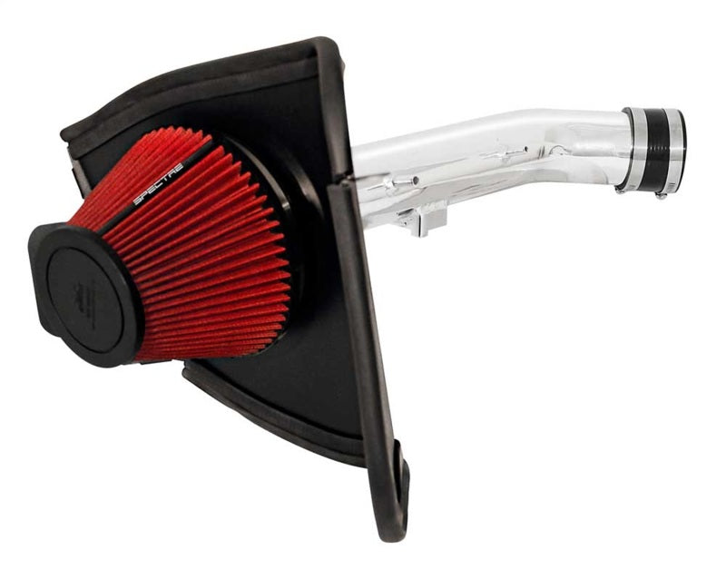 Spectre 99-04 Toyota Tacoma 3.4L Air Intake Kit - Polished w/Red Filter Cold Air Intakes Spectre
