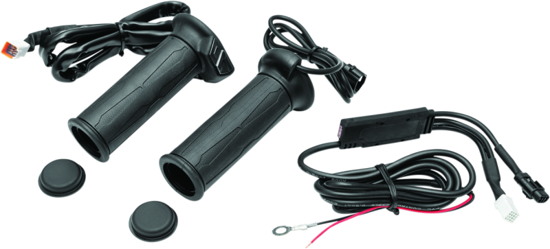 Kuryakyn Apollo Heated Grips 7/8in With Thumb Throttle Grips Kuryakyn