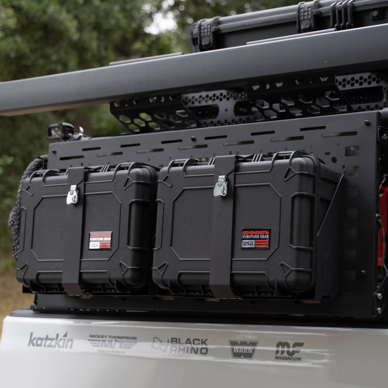 Go Rhino XVenture Gear Hard Case Mount Large 20in. (Mount ONLY for XRS/SRM Racks) - Tex. Blk Cargo Boxes & Bags Go Rhino