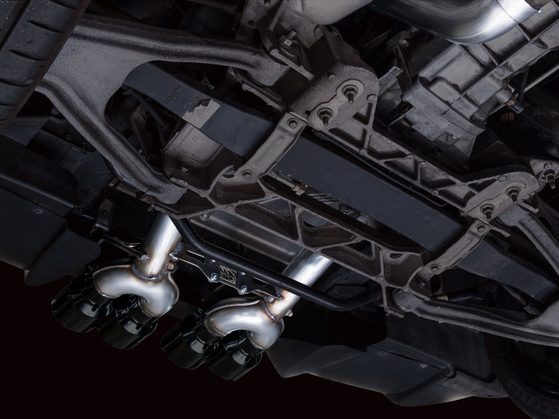 AWE Tuning C6 Chevrolet Corvette Z06/ZR1 Track Edition Axle-Back Exhaust w/ Diamond Black Tips Axle Back AWE Tuning