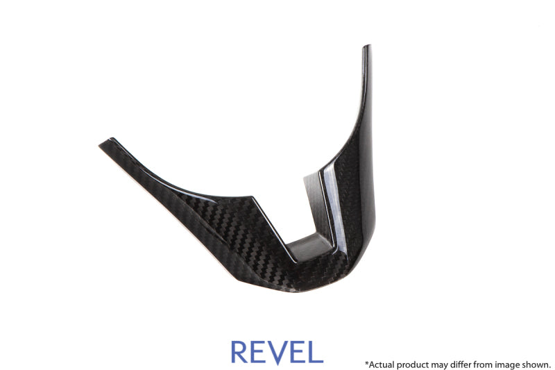 Revel GT Dry Carbon Steering Wheel Lower Cover 14-17 Mazda Mazda3 - 1 Piece Carbon Accessories Revel