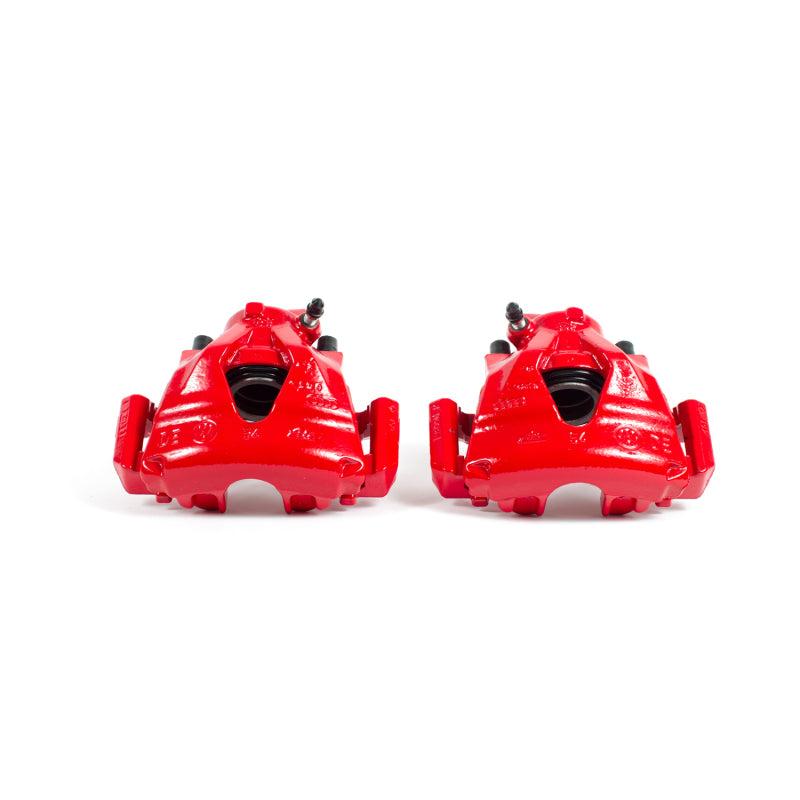 Power Stop 00-06 Audi TT Front Red Calipers w/Brackets - Pair Brake Calipers - Perf PowerStop