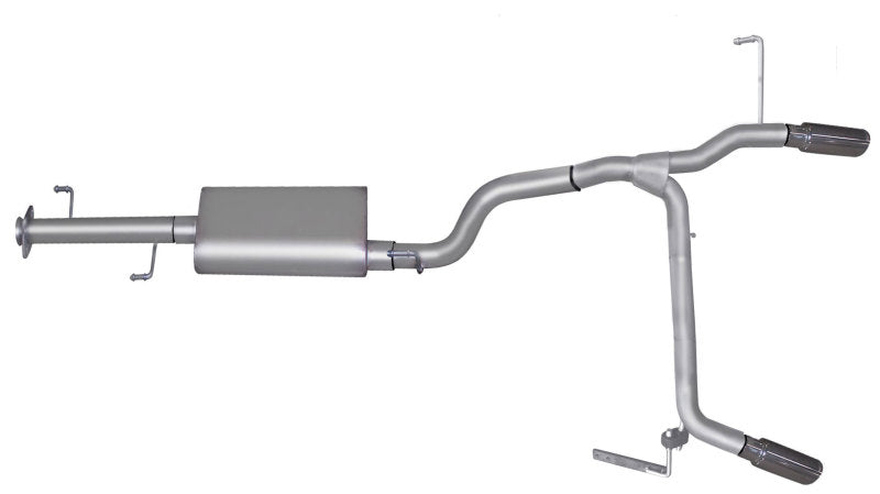 Gibson 07-14 Toyota FJ Cruiser Base 4.0L 2.5in Cat-Back Dual Split Exhaust - Aluminized Catback Gibson