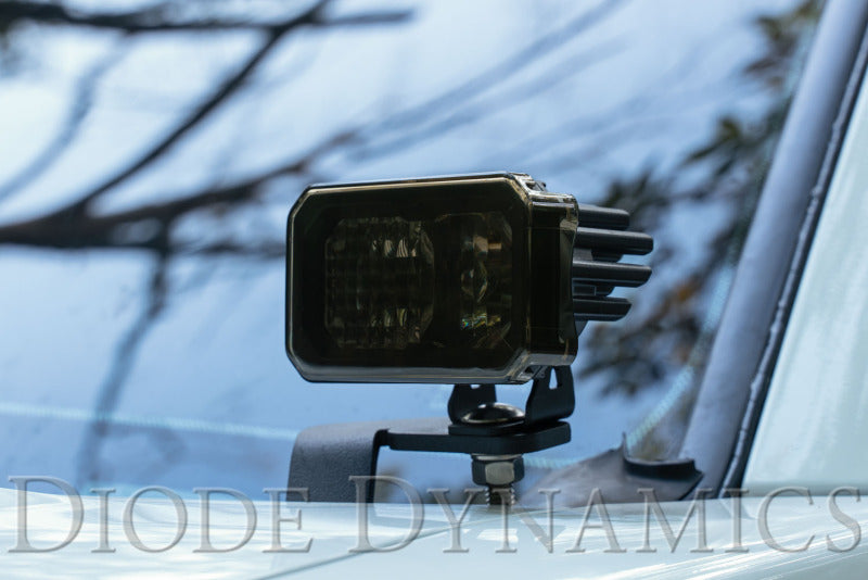 Diode Dynamics Stage Series 2 In LED Pod Cover Smoked Each Light Accessories and Wiring Diode Dynamics