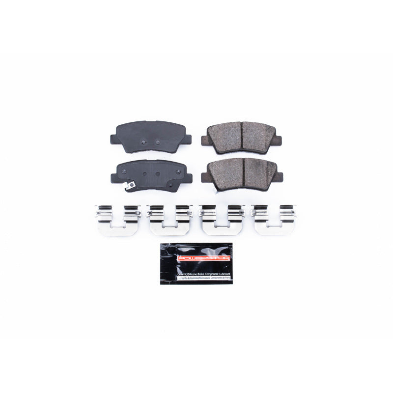 Power Stop 16-19 Hyundai Tucson Rear Z23 Evolution Sport Brake Pads w/Hardware Brake Pads - Performance PowerStop