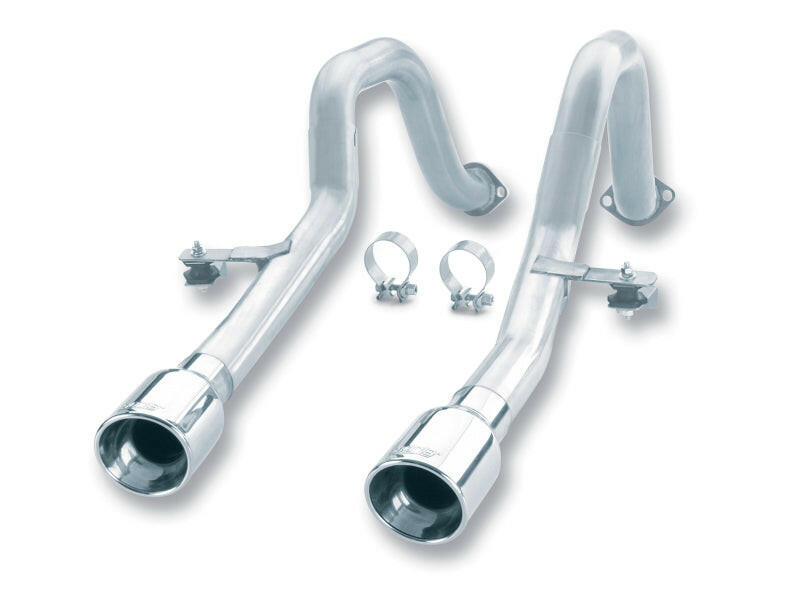 Borla 97-04 Chevrolet Corvette 5.7L 8cyl RWD Very Aggressive Catback Exhaust - Off-Road/Racing Axle Back Borla