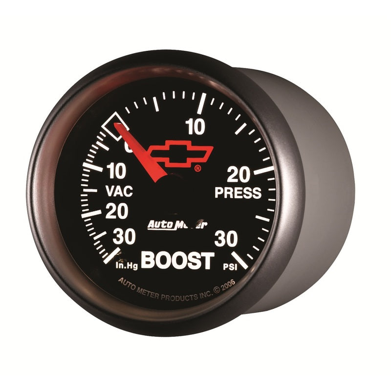 Autometer Sport-Comp II GM 52mm 30 PSI Mechanical Boost Vacumm Gauge Gauges AutoMeter