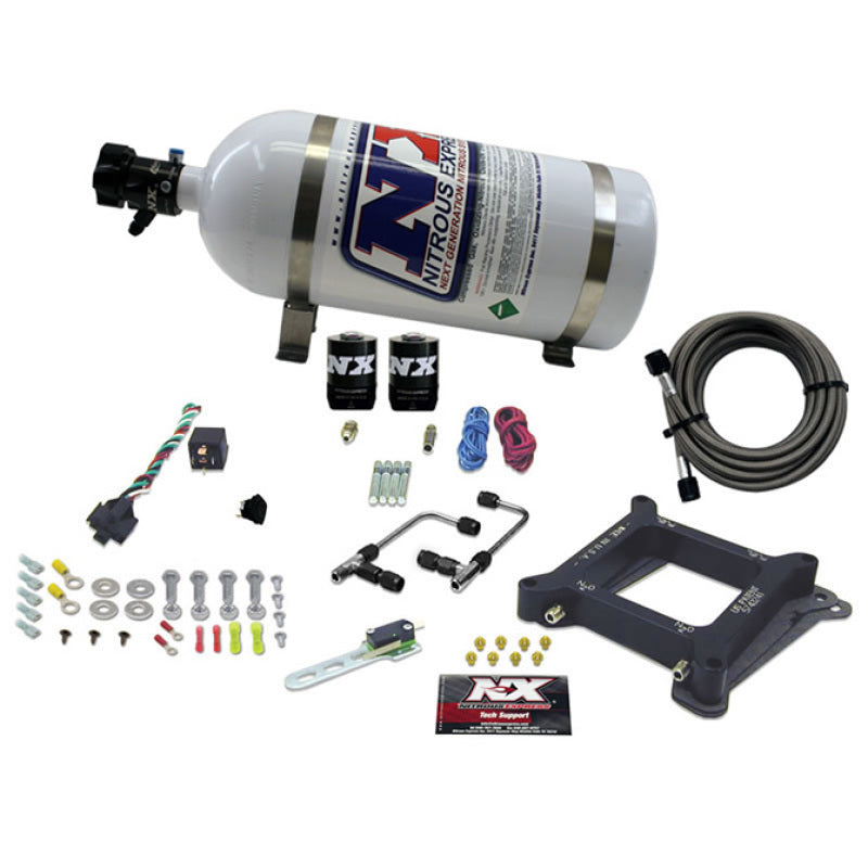 Nitrous Express 4150 Gemini Twin Custom Stage 6 Spraybar System (50-300HP) w/o Bottle Nitrous Systems Nitrous Express