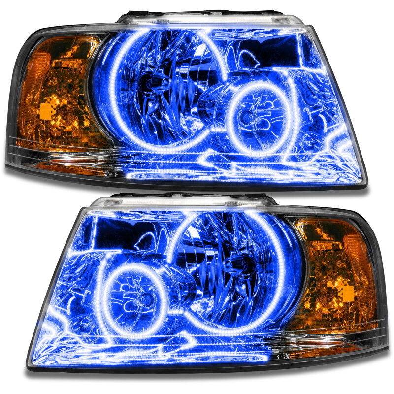 Oracle 03-06 Ford Expedition SMD HL - Chrome - ColorSHIFT w/ Simple Controller Headlights ORACLE Lighting