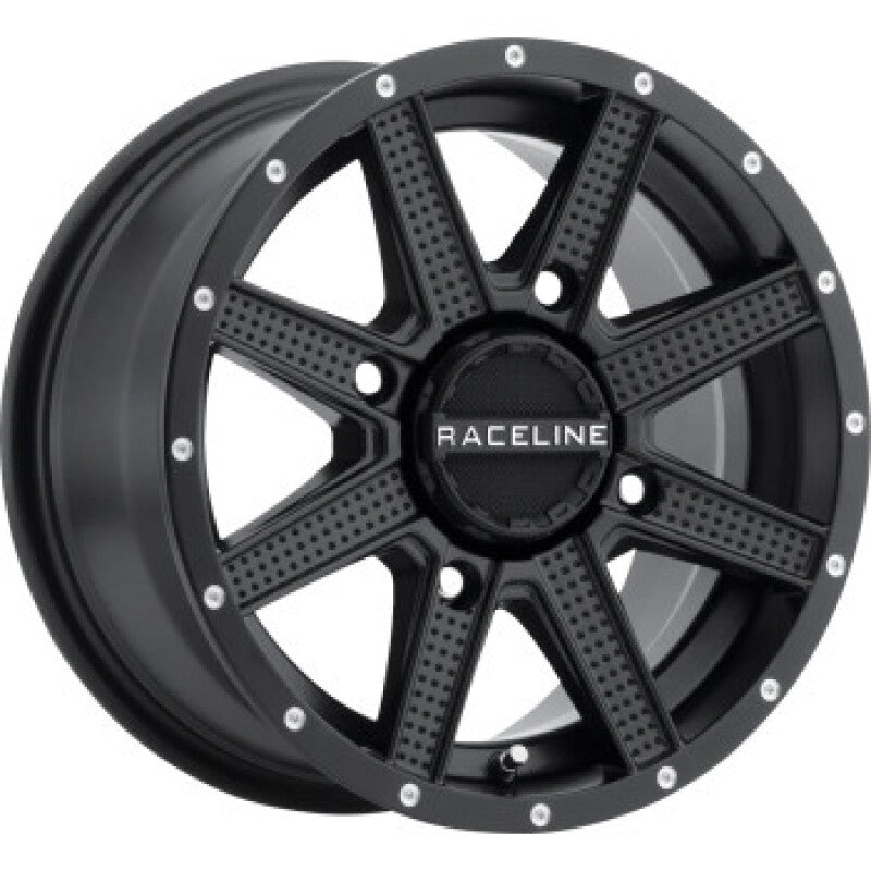 Raceline A92B Hostage 12x7in / 4x110 BP / -47mm Offset / 83.8mm Bore - Satin Black Wheel Wheels - Cast Raceline