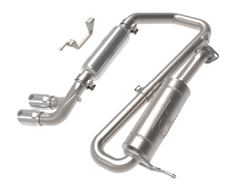 aFe 18-21 Suzuki Jimny Takeda 2-1/4in. 304 SS Cat-Back Exhaust w/ Polished Tip Catback aFe